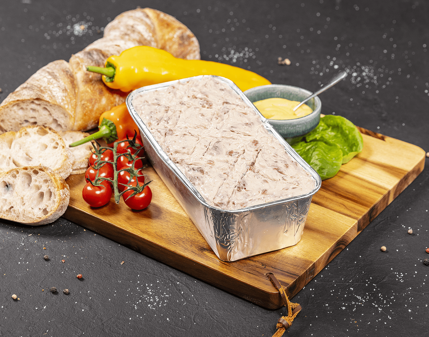 Fleischkäsebrät grob